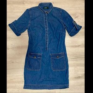 Ralph Lauren Denim Dress with pockets in front